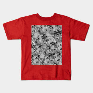 Abstract Portraits Kids T-Shirt